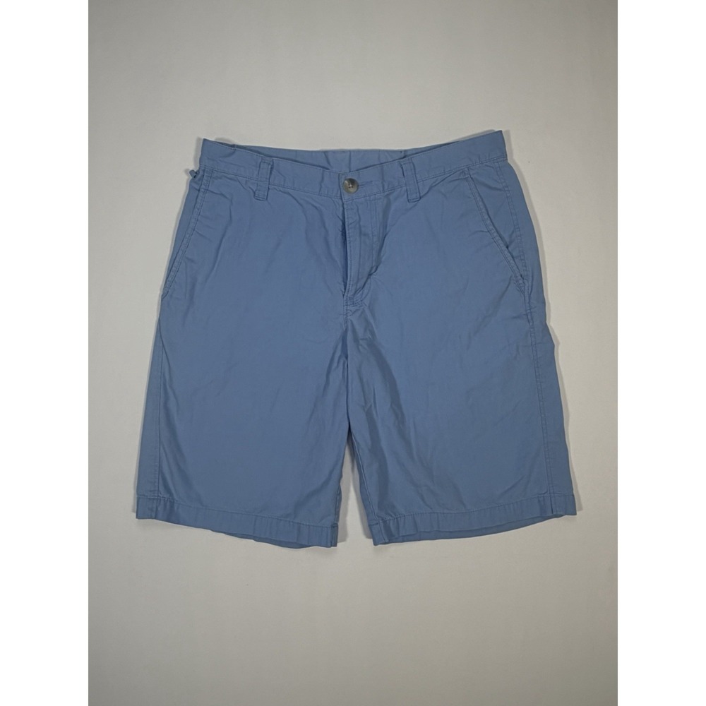 Columbia PFG Mens Shorts Size 30 Blue Performance Fishing Gear 7" Inseam